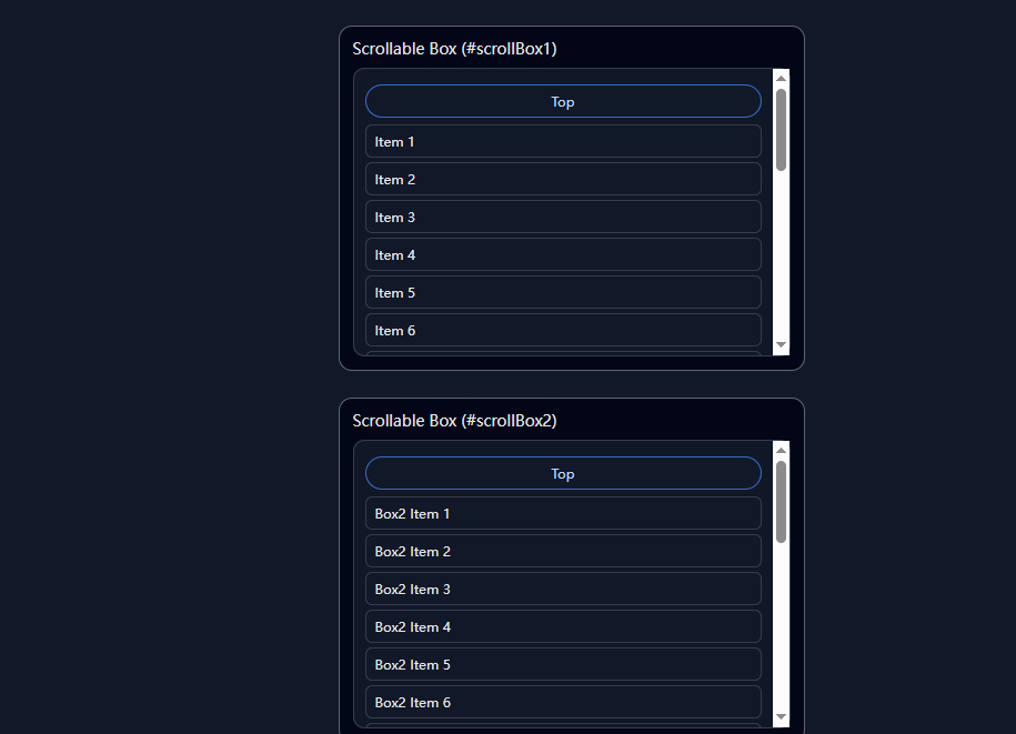 鼠标滚动-页面局部滚动实操方法
